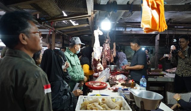 Satgas Pangan dan TPID Kalteng Pantau Harga Pangan di Pasar Tradisional Palangka Raya