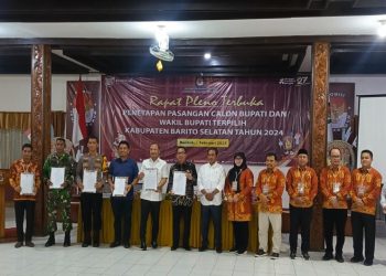 Eddy-Tanto Resmi Ditetapkan Sebagai Bupati dan Wakil Bupati Terpilih