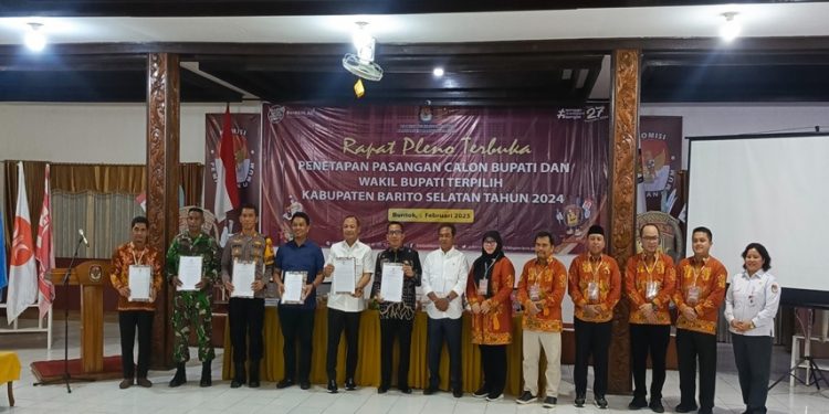 Eddy-Tanto Resmi Ditetapkan Sebagai Bupati dan Wakil Bupati Terpilih