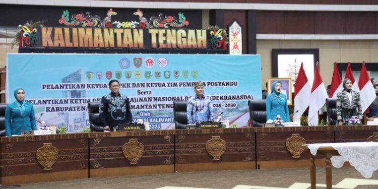 Gubernur Agustiar Sabran Hadiri Pelantikan Ketua TP-PKK Kabupaten/Kota se-Kalteng
