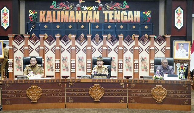 Pertajam Pemahaman Visi dan Misi, Gubernur dan Wagub Kalteng Gelar Raker