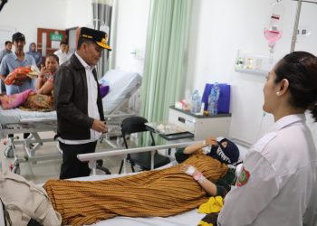 Gubernur Agustiar Sabran Sambangi RSUD Doris Sylvanus