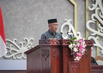 Plt. Sekda H.M Katma F. Dirun Sampaikan Pidato LKPJ Gubernur Kalteng Akhir Tahun Anggaran 2024