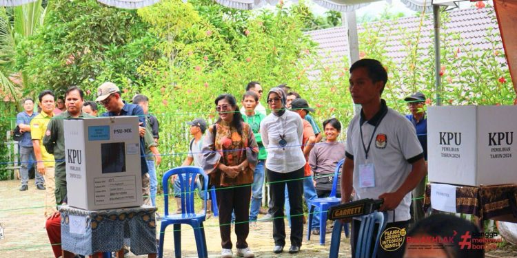 AgiSaja Unggul Dalam PSU di 2 TPS Pilkada Barut