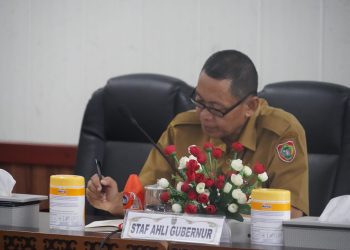 Sahli Gubernur Hadiri Rakor Pengendalian Inflasi M3 April 2025 dan Sosialisasi Sekolah Rakyat