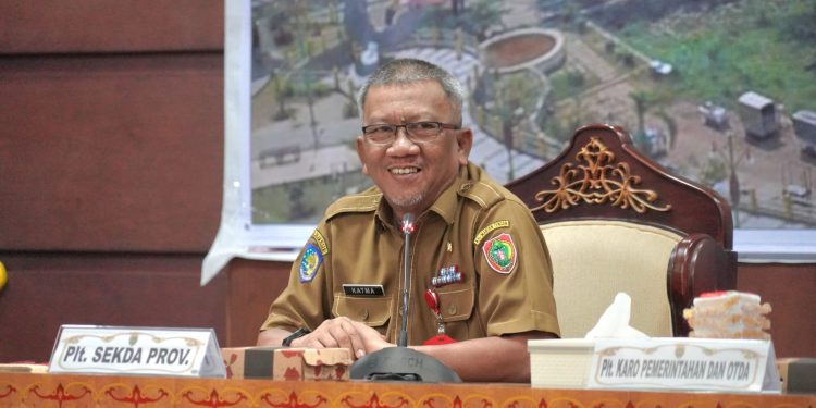 Plt Sekda Kalteng Buka Asistensi Teknis Pembuatan Peta dan Penyusunan Rancangan Peraturan Bupati/Wali Kota tentang Batas Kecamatan