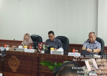 Plt Sekda Pimpin Rakor Percepatan Penanganan Darurat Banjir di Kalteng