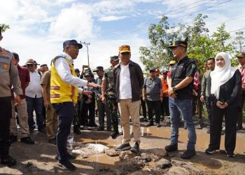 Gubernur Agustiar Sabran Tinjau Langsung Lokasi Banjir di Kabupaten Barito Selatan