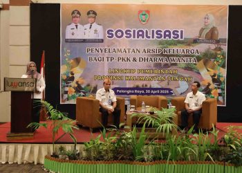 Dispursip Prov. Kalteng Gelar Sosialisasi Penyelamatan Arsip Keluarga