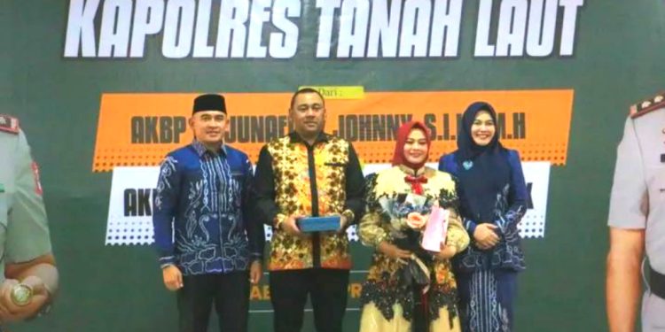 Bupati Tanah Laut Apresiasi Loyalitas AKBP M Junaeddy Johnny