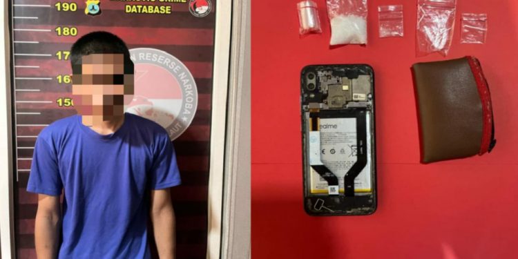 Satresnarkoba Polres Tanah Laut Amankan YS Diduga Simpan Sabu-Sabu di Rumah