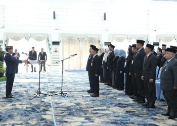 Gubernur Agustiar Sabran Lantik Pejabat Pimpinan Tinggi Pratama Lingkup Pemprov Kalteng