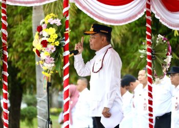 Gubernur Beri Arahan pada Apel Gabungan Lingkup Pemprov Kalteng