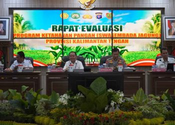 Perkuat Komitmen dan Sinergisitas, Gubernur Agustiar Sabran Hadiri Evaluasi Program Ketahanan Pangan