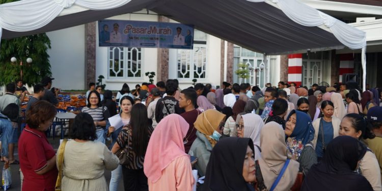 Warga Antusias Sambut Pasar Murah Gratis di Hari Jadi ke-68 Kalteng