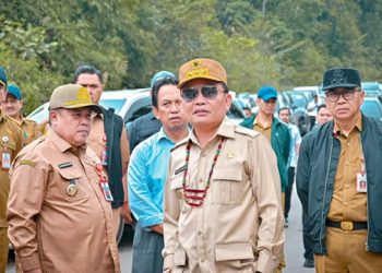Sidak! Gubernur Kalteng Setop Kendaraan Lebihi Tonase