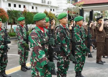TNI Mulai Amankan Kantor Kejari Palangka Raya, Fokus Jaga Aset Strategis dan Pimpinan