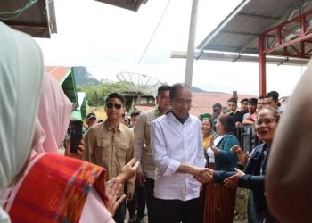 Kunjungan Jokowi ke LMD Disambut Ribuan Masyarakat