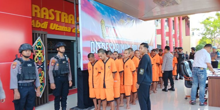 Polda Kalteng Tetapkan 27 Tersangka Kasus Penjarahan Sawit di kabupaten Seruyan