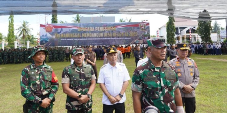 WAKASAD Resmi Tutup TMMD Reguler Ke-124 Kodim 1012/Btk di Barito Selatan