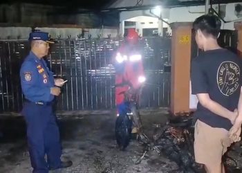 Motor Matik Terbakar di Palangka Raya Usai Dimodifikasi