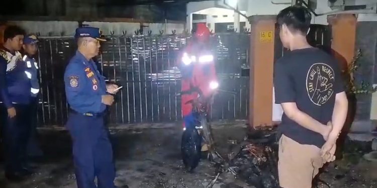 Motor Matik Terbakar di Palangka Raya Usai Dimodifikasi