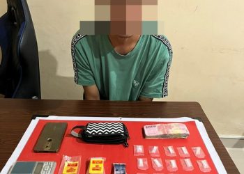 Satresnarkoba Polresta Palangka Raya Tangkap Pengedar Sabu