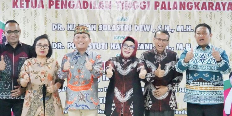 Gubernur Kalteng Sambut Ketua Pengadilan Tinggi Baru, Tegaskan Komitmen Perkuat Supremasi Hukum