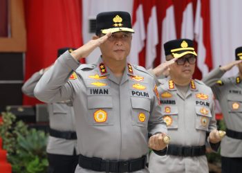 Kapolda Kalteng Hadiri Upacara Pemulihan Nilai Luhur Tribrata Secara Virtual, Dipimpin Kapolri