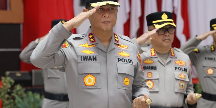 Kapolda Kalteng Hadiri Upacara Pemulihan Nilai Luhur Tribrata Secara Virtual, Dipimpin Kapolri