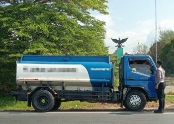 Truk BBM Ilegal Terjaring Razia Gabungan di Perbatasan Kapuas-Tamiang Layang