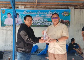 BNNP Kalteng Sembelih 3 Ekor Sapi Kurban di Hari Raya Idul Adha