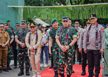 Gubernur Agustiar Dampingi Pangdam XII/Tpr di Muara Teweh, Tegaskan Sinergi Jelang PSU