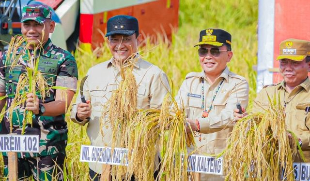 Gubernur Kalteng Siap Bangun Jalan Strategis di Terusan Makmur, Dukung Ketahanan Pangan Nasional