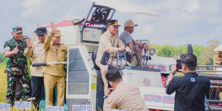 Gubernur Agustiar Sabran Tegaskan Komitmen Bangun Infrastruktur Pertanian