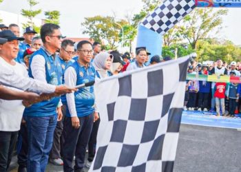 Wagub Kalteng Lepas Jalan Sehat, Tandai Dimulainya Gubernur Cup 2025