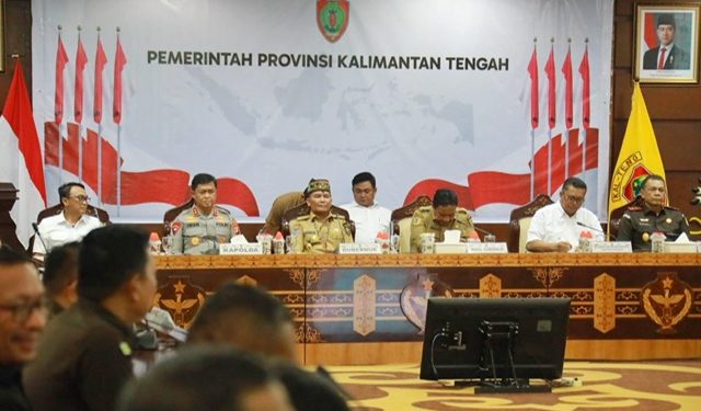 Gubernur Kalteng Pimpin Rakor Percepatan Cetak Sawah dan OPLAH 2025