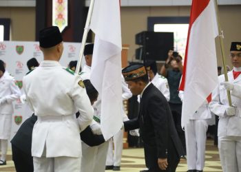 54 Putra-Putri Terbaik Kalteng Resmi Dikukuhkan sebagai Paskibraka