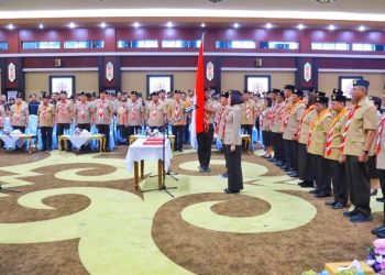 Pengurus Mabida dan Kwarda Gerakan Pramuka Kalteng Resmi Dilantik