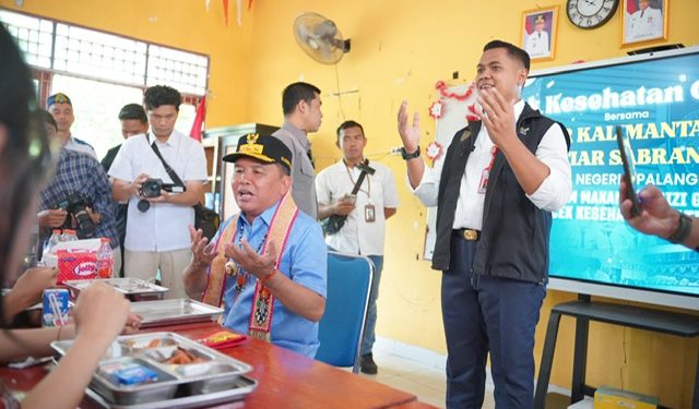 Program Presiden Prabowo di Kalteng Berjalan Lancar, Anak-Anak Antusias Ikuti CKG dan MBG