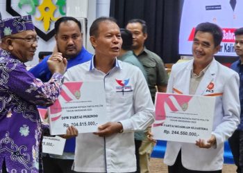 Pemprov Kalteng Salurkan Rp6,36 Miliar untuk 9 Parpol di DPRD