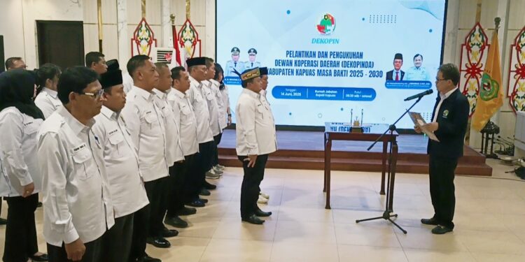 Ardiansyah Jabat Ketua Dewan Koperasi Daerah Kapuas