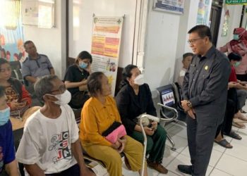 Ketua DPRD Kota Palangka Raya, Sidak ke Puskesmas Bukit Hindu