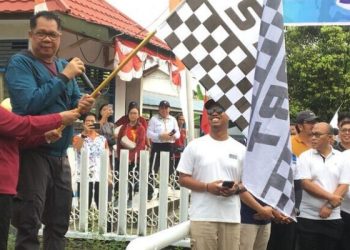 Pemprov Kalteng Turut Meriahkan Jalan Sehat HUT ke-80 RRI