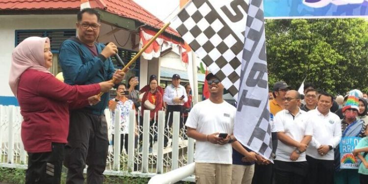 Pemprov Kalteng Turut Meriahkan Jalan Sehat HUT ke-80 RRI