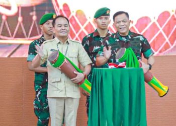 Gubernur Agustiar Sabran Tekankan Sinergi TNI dan Masyarakat