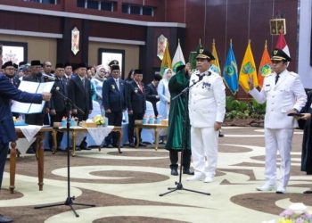 Sah! H. Shalahuddin-Felix Sebagai Bupati dan Wabup Barito Utara 2025-2030