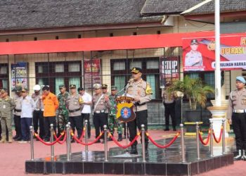 Apel Operasi Aman Nusa-1 Telabang 2025 Dipimpin Kapolres Barito Utara