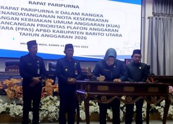 KUA-PPAS APBD 2026 Diteken DPRD dan Pemkab Barito Utara