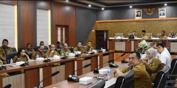 Pj Bupati Barito Utara Ikuti Zoom dengan Kemendagri Terkait Pengendalian Inflasi